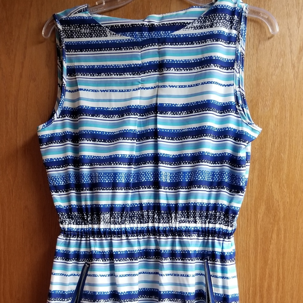 Love Ari Blue Striped Dress